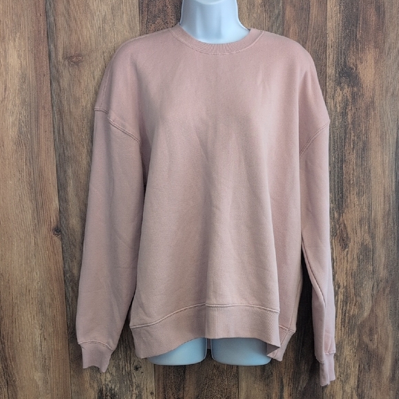 NWT Wild Fable Women's Pink Graphic Oversized Sweatshirt XXS      717A - Picture 1 of 6